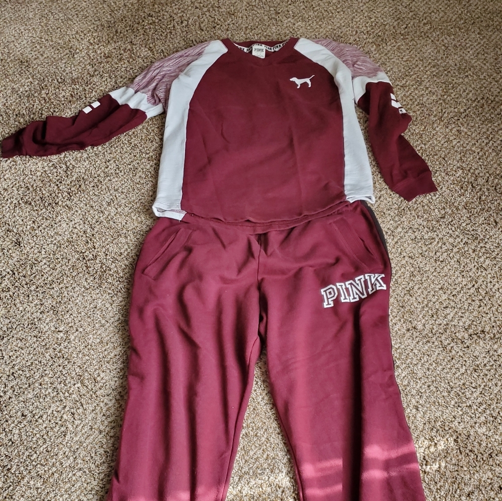 Victoria's secret pink sweat set